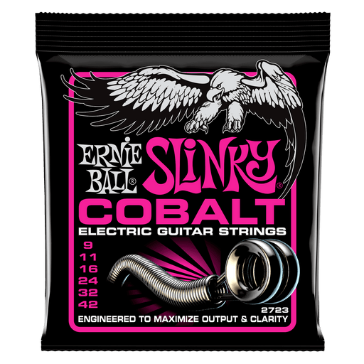 Ernie Ball Super Slinky Cobalt Electric Guitar Strings - Tarpley Music Company, Inc.