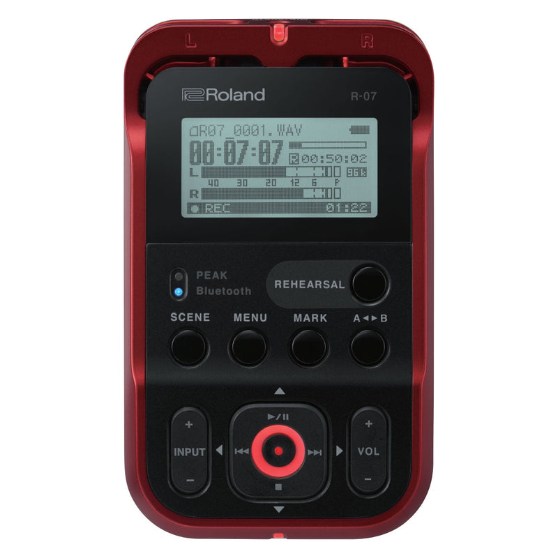 Roland R-07 High-Res Handheld Recorder - Tarpley Music Company, Inc.