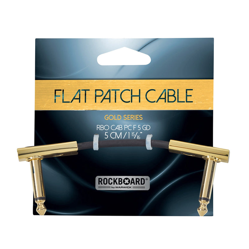 RockBoard Gold Series Flat Patch Cable - 5cm