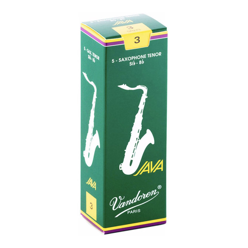 Vandoren SR273 Tenor Sax Java Reeds - Strength 3; Box of 5