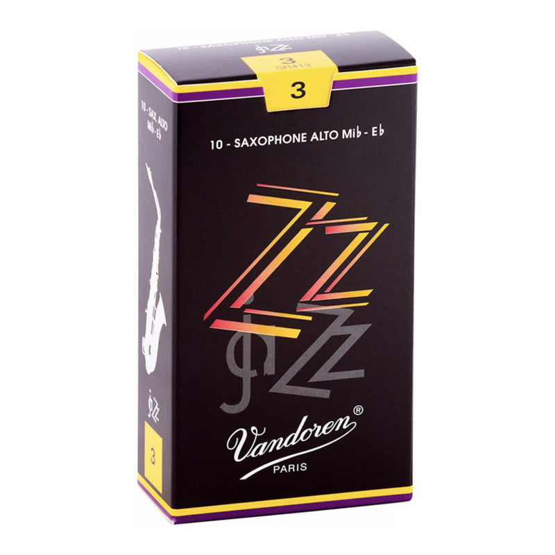 Vandoren SR413 ZZ Alto Saxophone Reed - Strength: 3 (10 Pack)