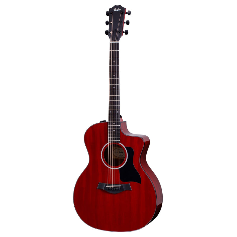 Taylor 224ce Deluxe Limited (Trans Red) Acoustic-Electric Guitar