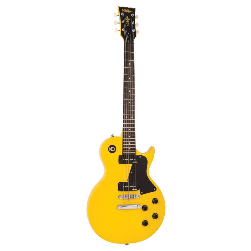Vintage V132 ReIssued Electric Guitar - TV Yellow