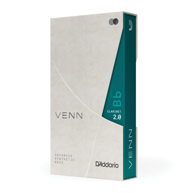 VENN VBB0120G2 Bb Clarinet Synthetic Reed, Strength 2.0, Generation 2