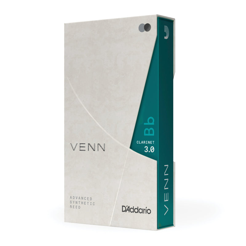 VENN VBB0130G2 Bb Clarinet Synthetic Reed, Strength 3.0, Generation 2