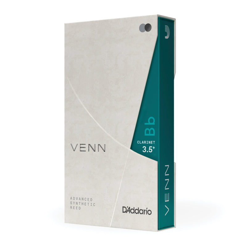 VENN VBB01355G2 Bb Clarinet Synthetic Reed, Strength 3.5+, Generation 2