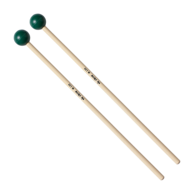 Vic Firth M132 Orchestral Series Keyboard Mallets - Medium Rubber - Rattan