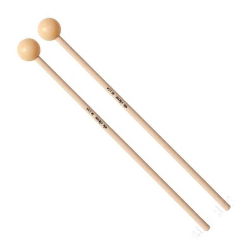 Vic Firth M134 Orchestral Xylophone Mallets - Hard - Cream Urethane - Hickory