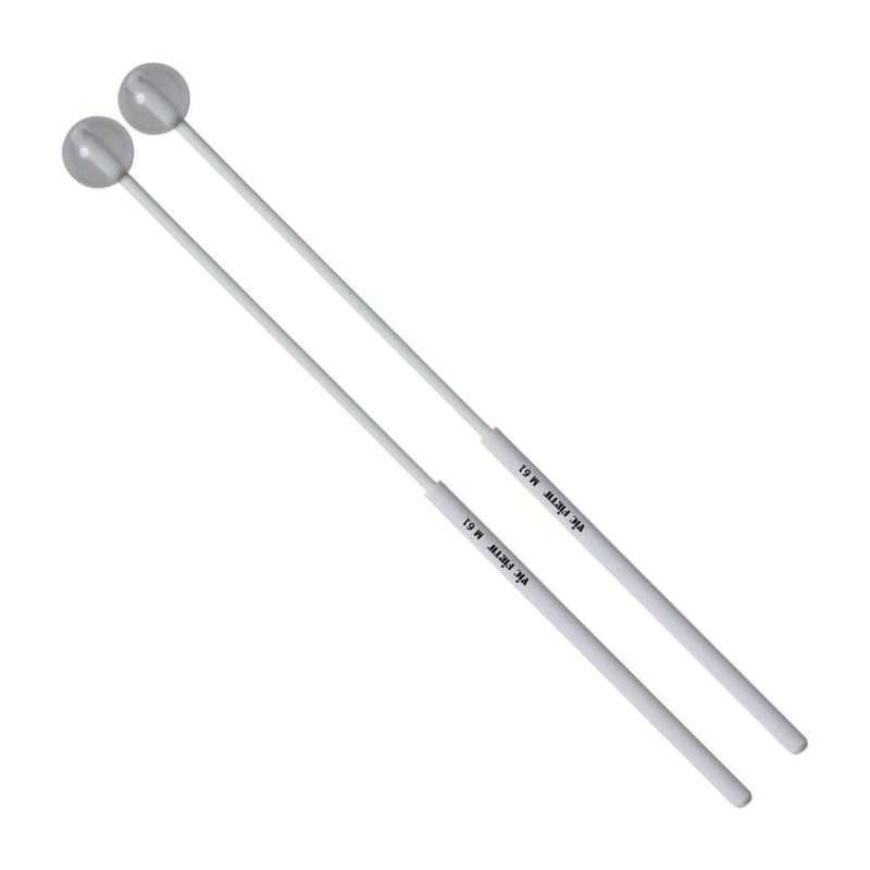 Vic Firth M61 Corpsmaster Keyboard Mallets - Medium Clear Lexan - Fiberglass