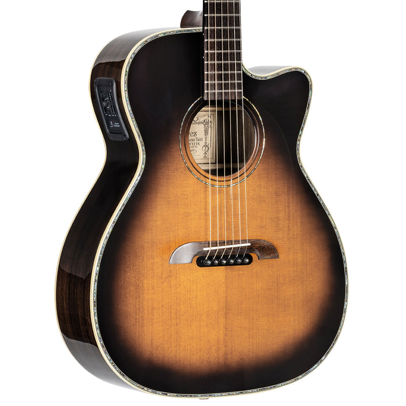Yairi Stage WY1TS Acoustic-Electric Guitar - Folk/OM - Sunburst/Gloss