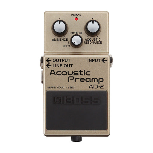 BOSS AD-2 Acoustic Preamp - Tarpley Music Company, Inc.