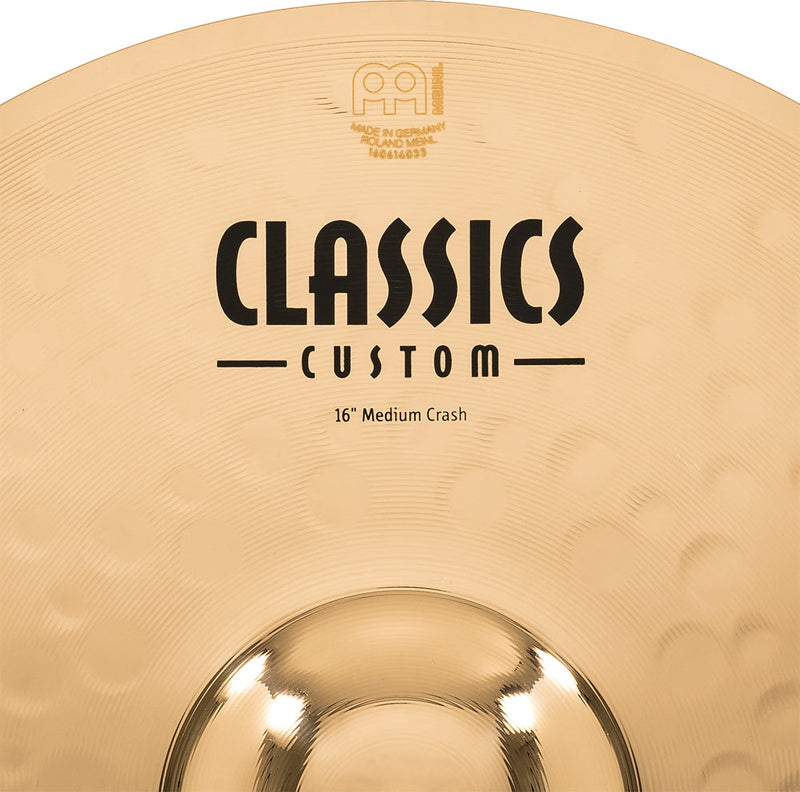 Meinl Classics Custom 16" Medium Brilliant Crash