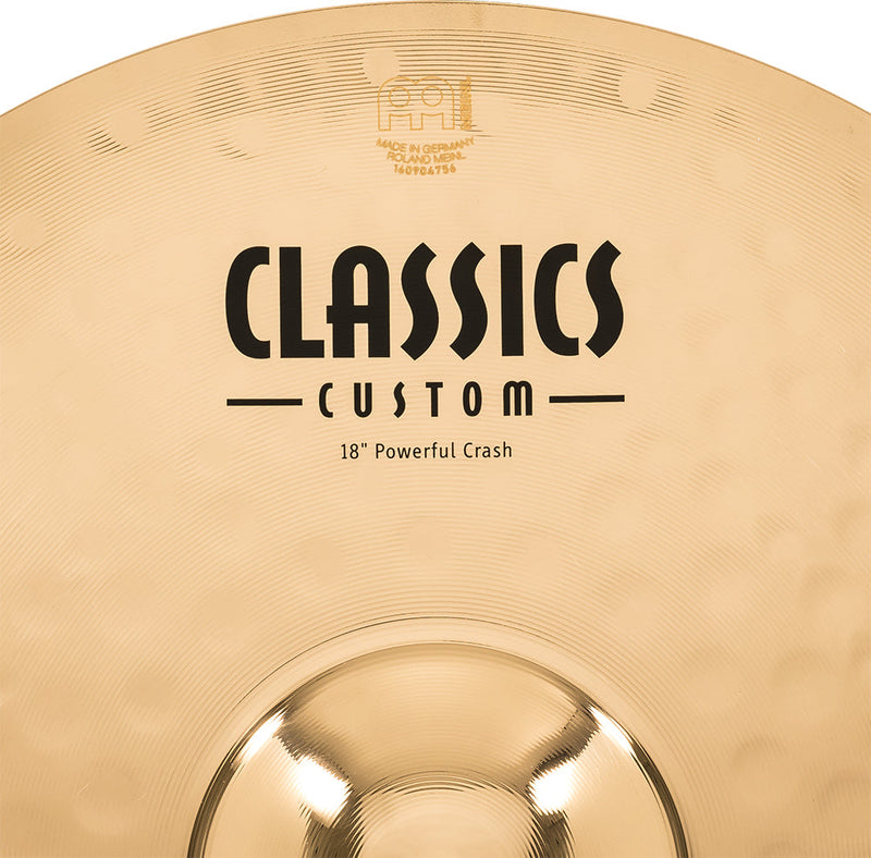 Meinl Classics Custom 18" Brilliant Powerful Crash