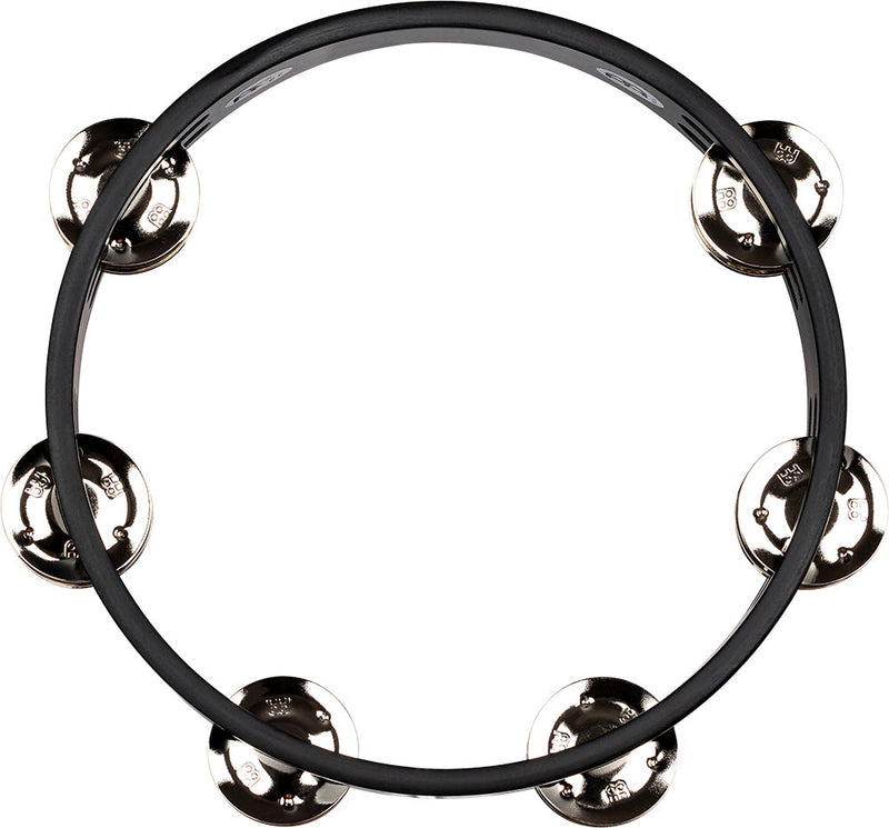 Meinl Compact Wood Series Tambourine - Black w/Silver Jingles