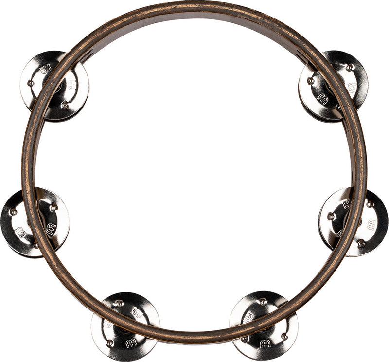 Meinl Compact Wood Series Tambourine - Walnut Brown