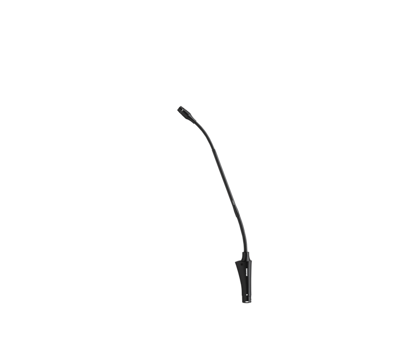 Cardiod 12" Dual Section Gooseneck Mic Black