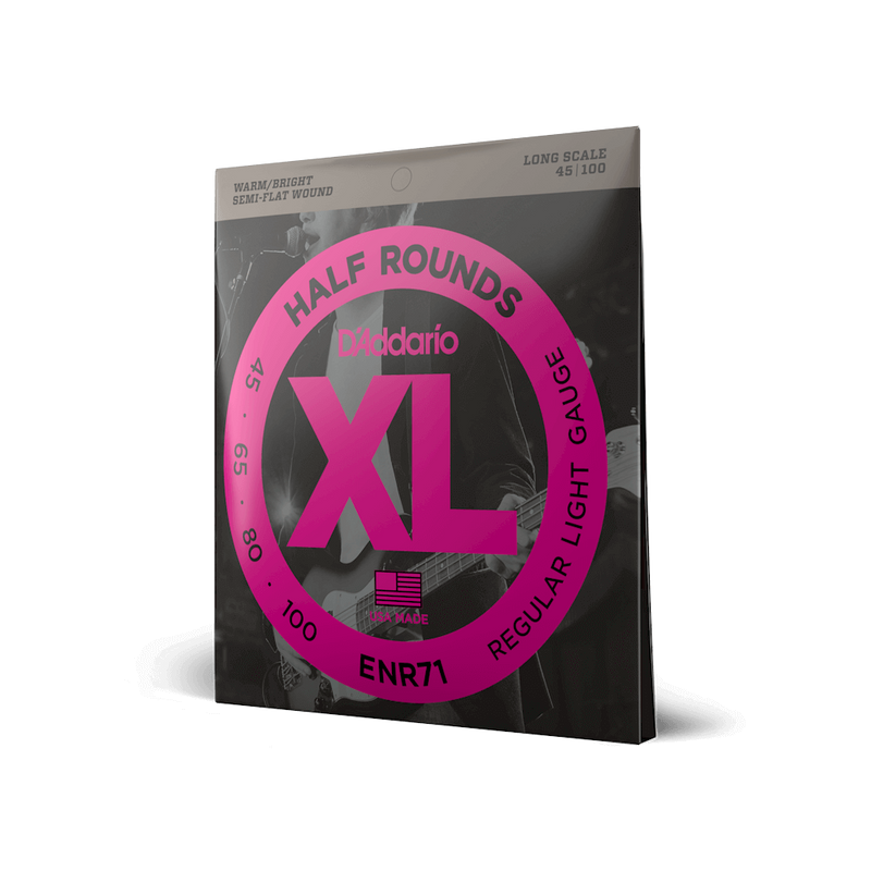 Daddario Bass Strings XL Half Round Long - ENR71