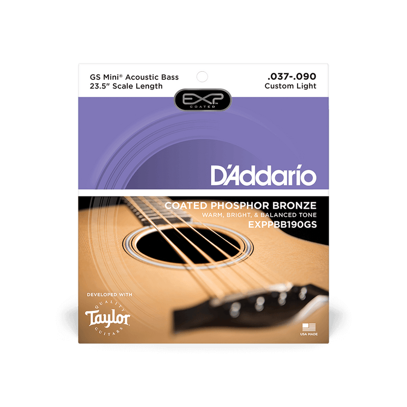 Daddario Stg AC Bass Coated Taylor GS Mini - EXPPBB190GS