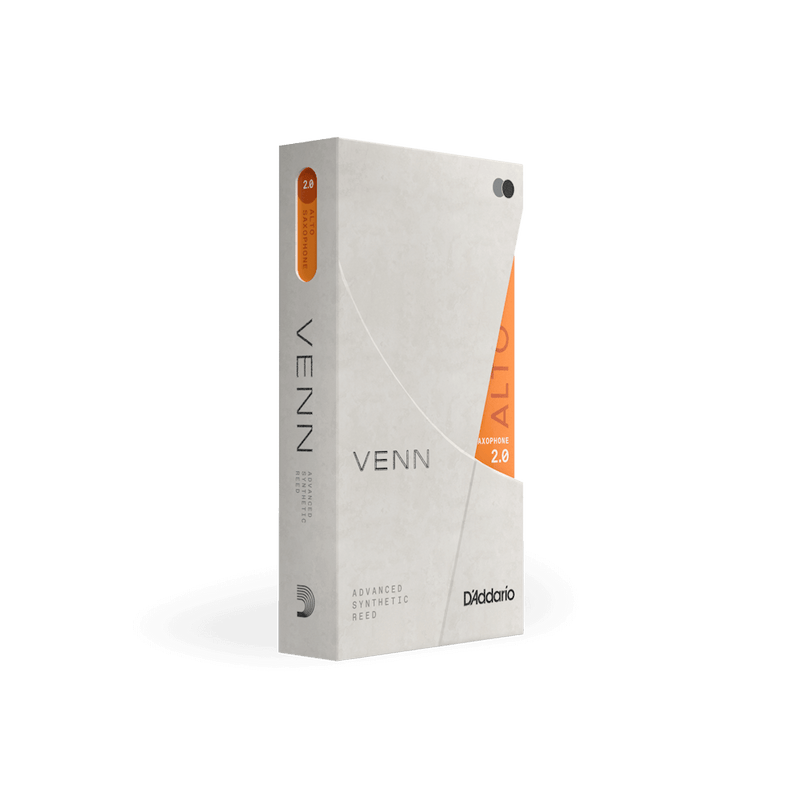 D'Addario VAS0120 VENN Alto Saxophone Reed - Strength 2 (1-pack)