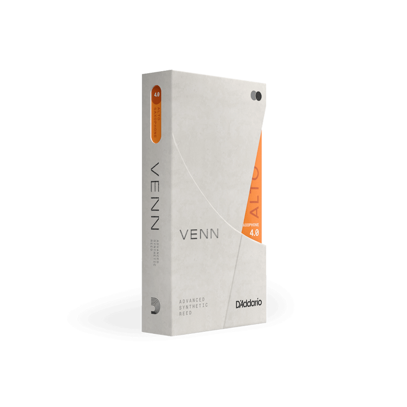 D'Addario VAS1040 VENN Alto Saxophone Reed - Strength 4 (1-pack)