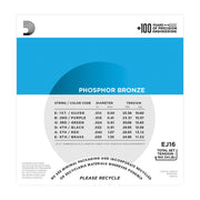 D'Addario EJ16 Phosphor Bronze Light - Tarpley Music Company, Inc.