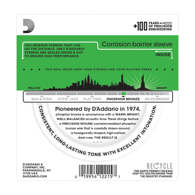 D'Addario EJ18 Phosphor Bronze, Heavy, 14-59 - Tarpley Music Company, Inc.