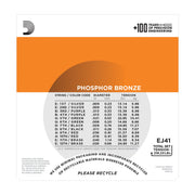 D'Addario EJ41 12-String Phosphor Bronze, Extra Light, 9-45 - Tarpley Music Company, Inc.