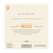 D'Addario EJ53B Pro-Arté Rectified Ukulele, Baritone - Tarpley Music Company, Inc.