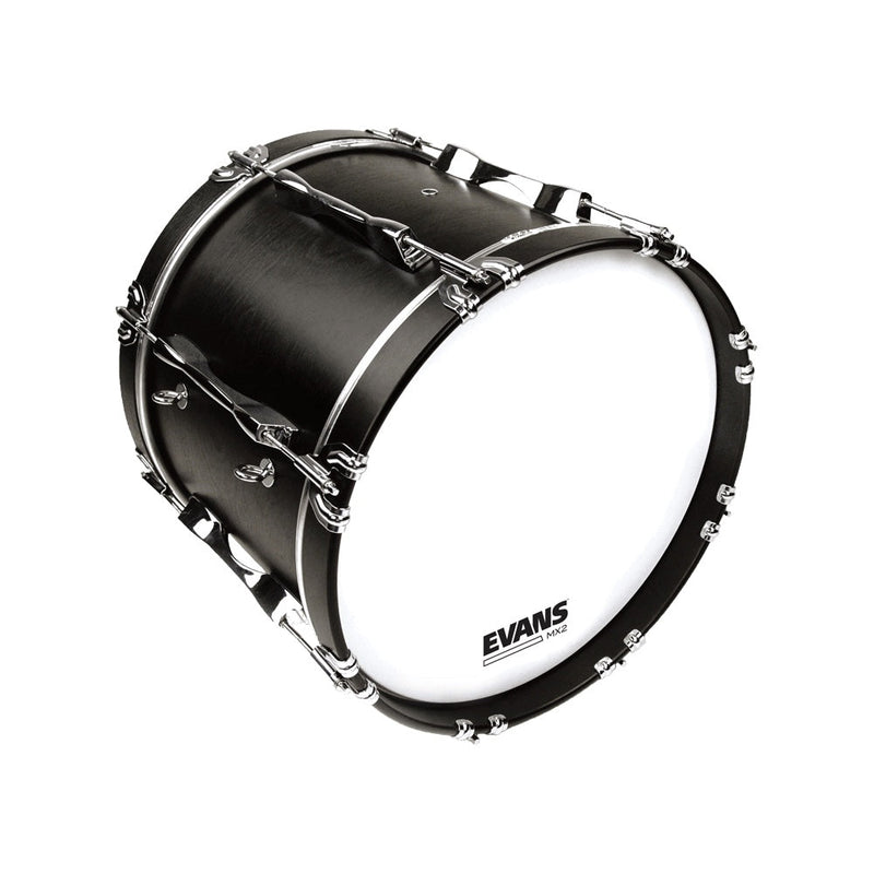 Evans 18" MX2 White Bass