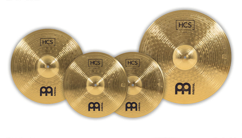 Meinl HCS Cymbal Pack - 14" Hi-Hat, 16" Crash, 20" Ride