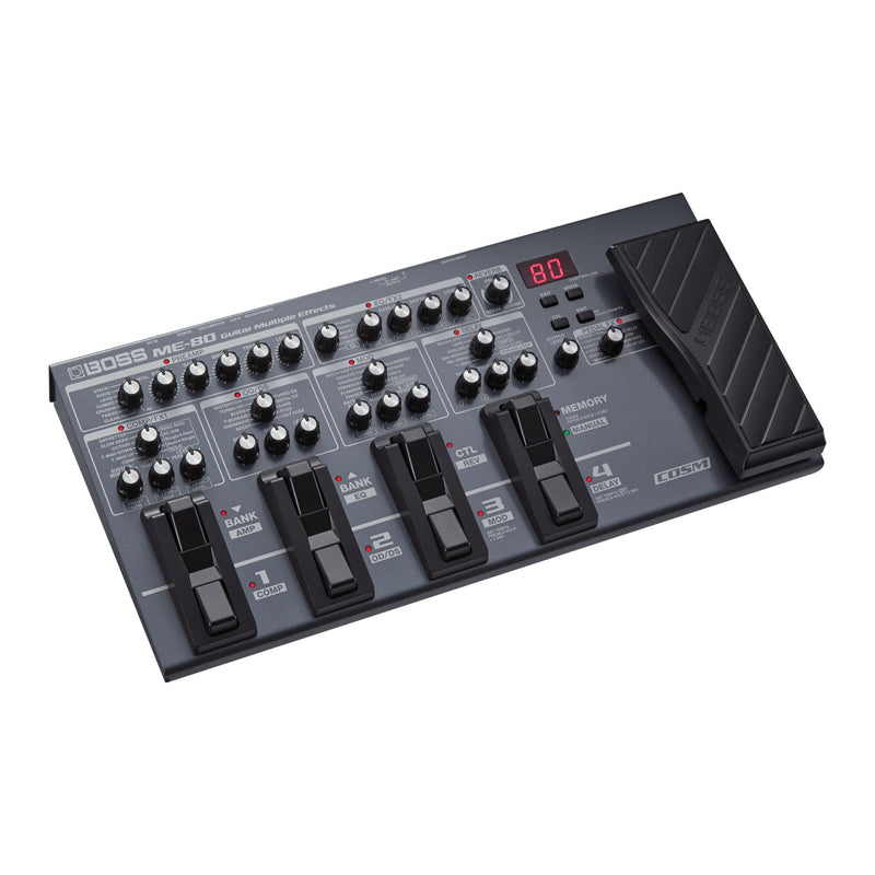 BOSS ME-80 Guitar Multiple Effects - Tarpley Music Company, Inc.
