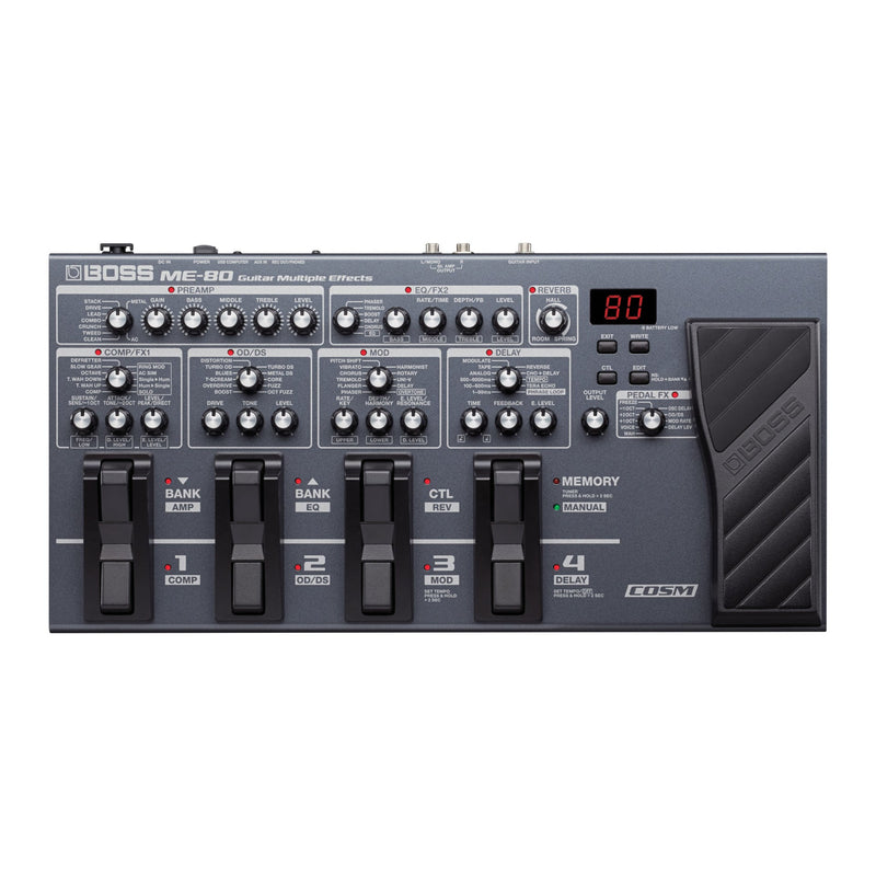BOSS ME-80 Guitar Multiple Effects - Tarpley Music Company, Inc.