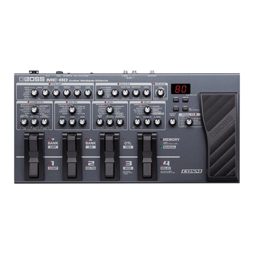 BOSS ME-80 Guitar Multiple Effects - Tarpley Music Company, Inc.