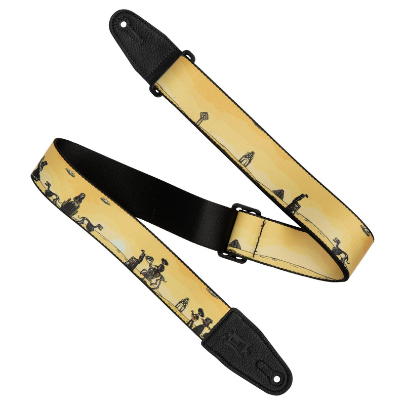 Levys 2" Poly Calaca Series Guitar Strap