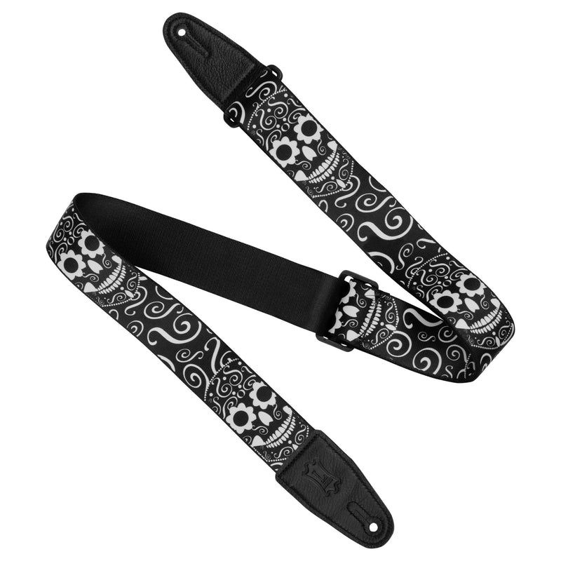 Levys 2" Poly Calaca Series Guitar Strap