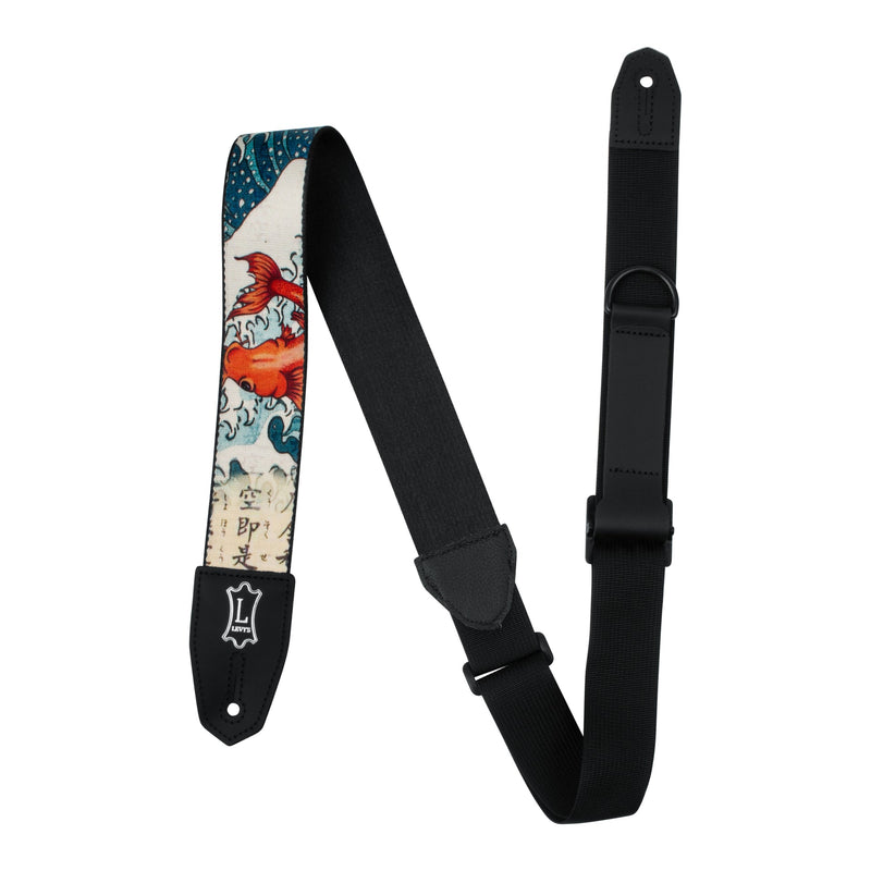 Levys Right Height 2-Inch Wide Polyester Guitar Strap