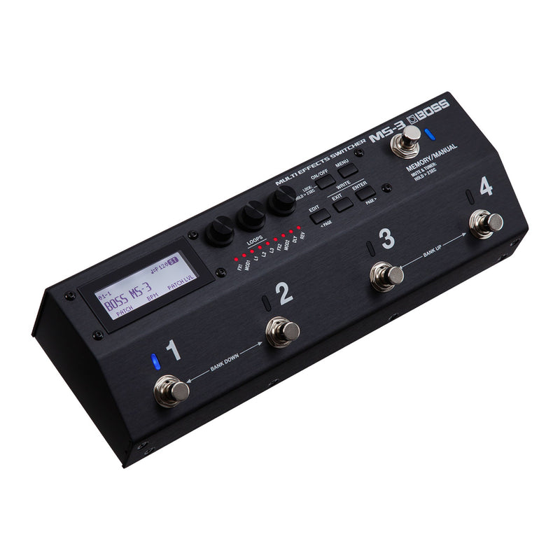 BOSS MS-3 Multi Effects Switcher - Tarpley Music Company, Inc.