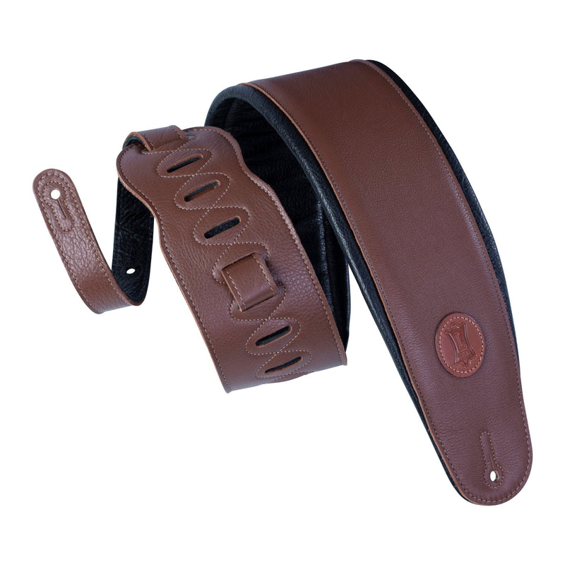 Levys Signature Legacy Series 4 1/2" Wide Leather Guitar Strap
