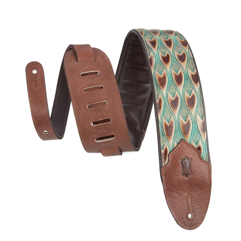 Levys Sundance Series 3" Embossed Leather Guitar Strap