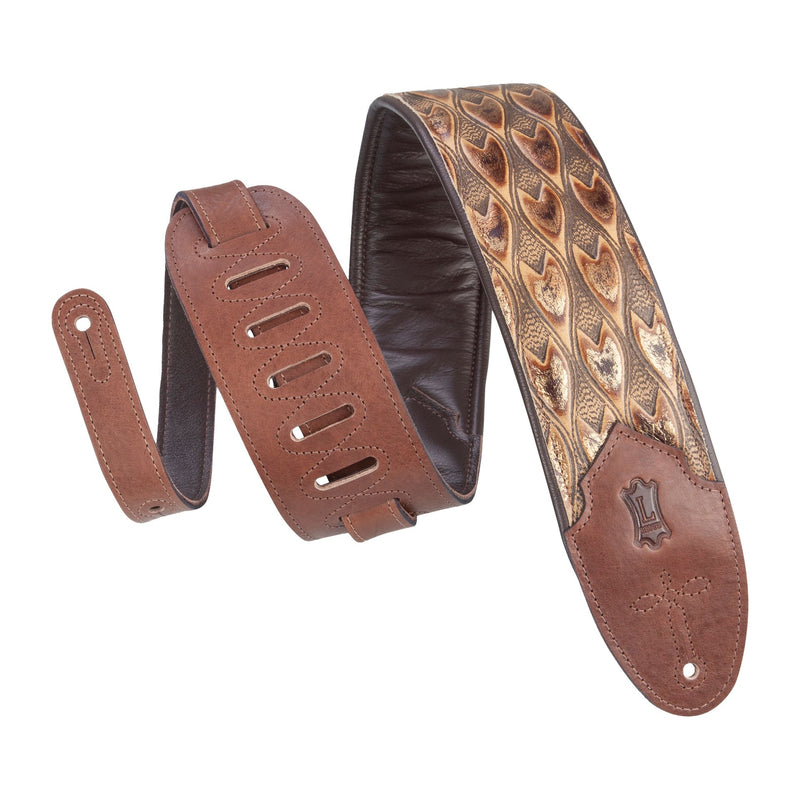 Levys Sundance Series 3" Embossed Leather Guitar Strap