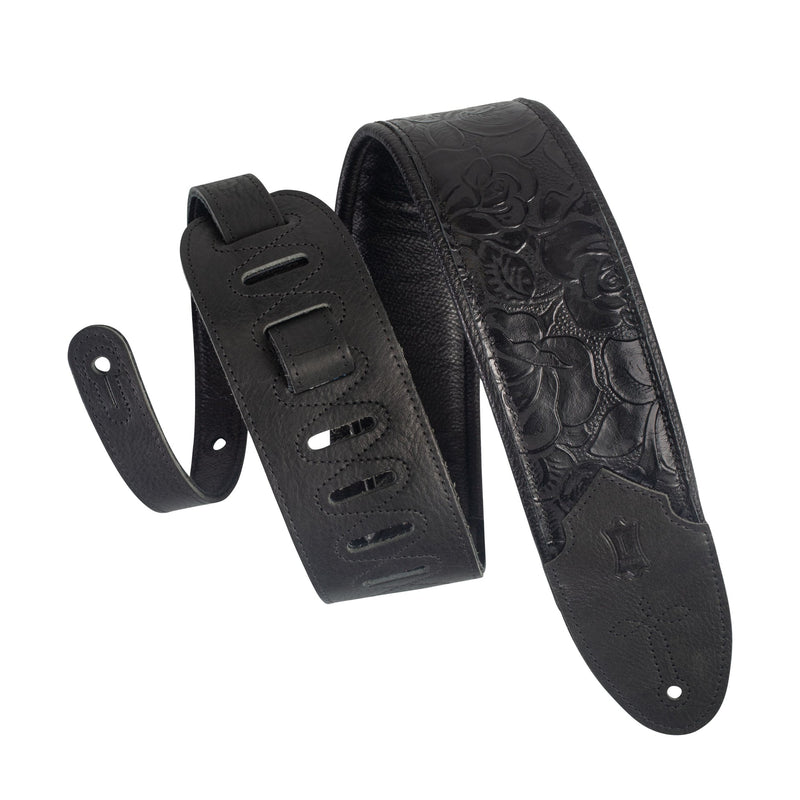 Levys Sundance Series 3" Embossed Leather Guitar Strap