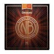 D'Addario NB1047 Nickel Bronze Acoustic Guitar Strings, Extra Light, 10-47 - Tarpley Music Company, Inc.