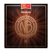 D'Addario NB1356 Nickel Bronze Acoustic Guitar Strings, Medium, 13-56 - Tarpley Music Company, Inc.