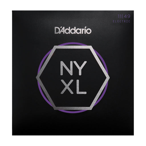 D'Addario NYXL1149 Nickel Wound Electric Guitar Strings, Medium, 11-49 - Tarpley Music Company, Inc.