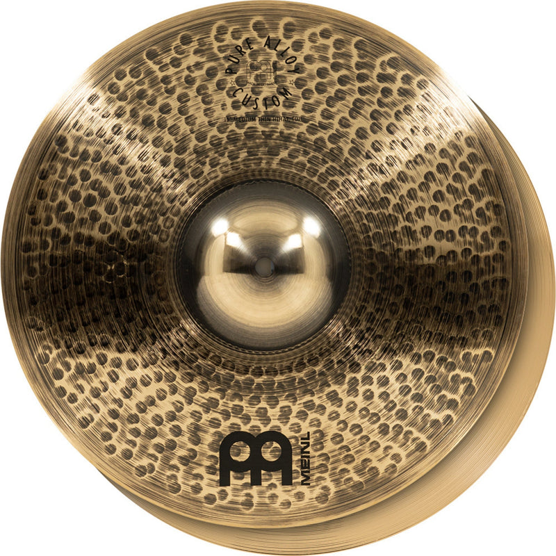 MEINL Pure Alloy Custom 15" Medium Thin HiHat Pair