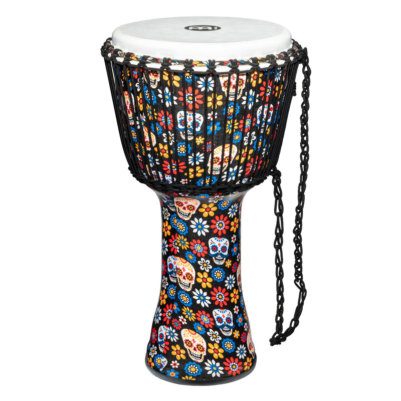 Meinl Travel Series Djembe - 12" Fiberhead Day of the Dead Finish