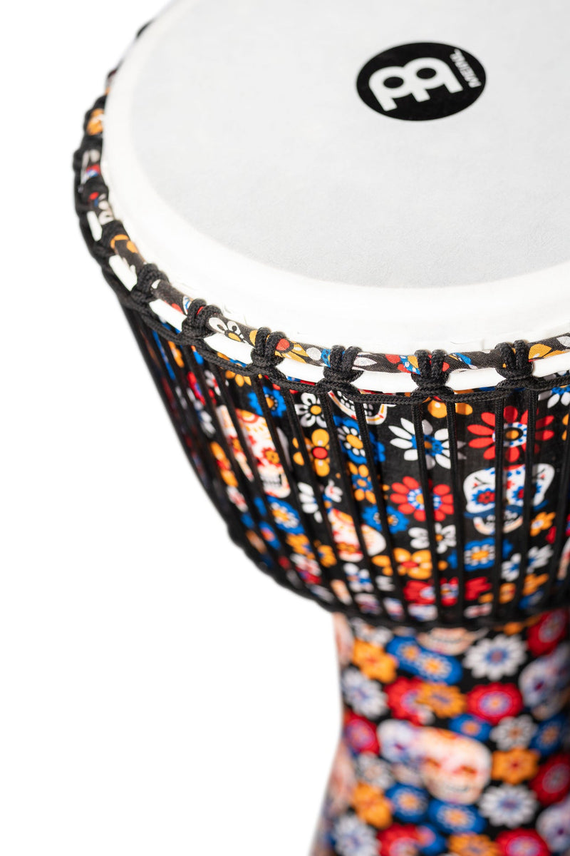 Meinl Travel Series Djembe - 12" Fiberhead Day of the Dead Finish