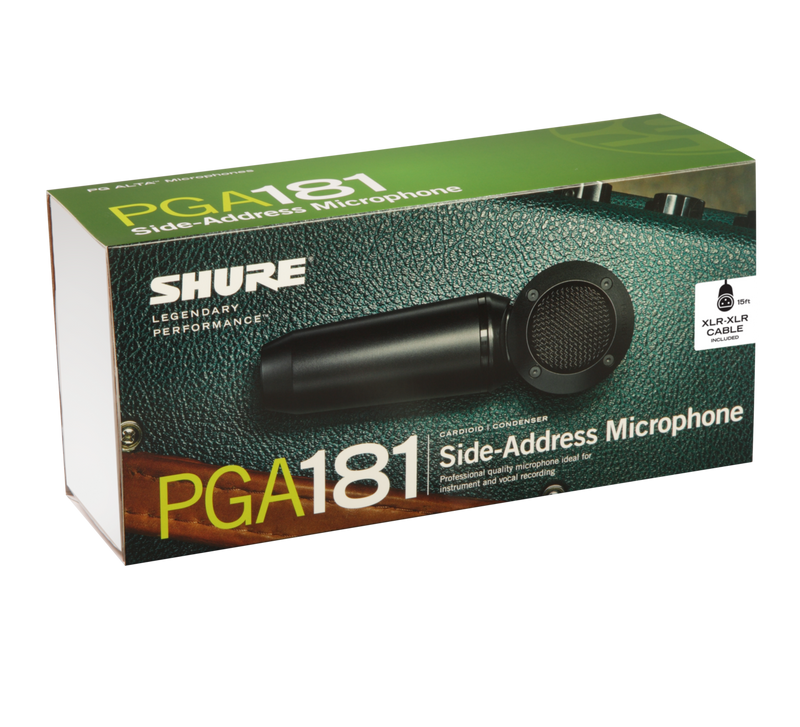PGA181XLR Side Address Inst Mic - w/cable