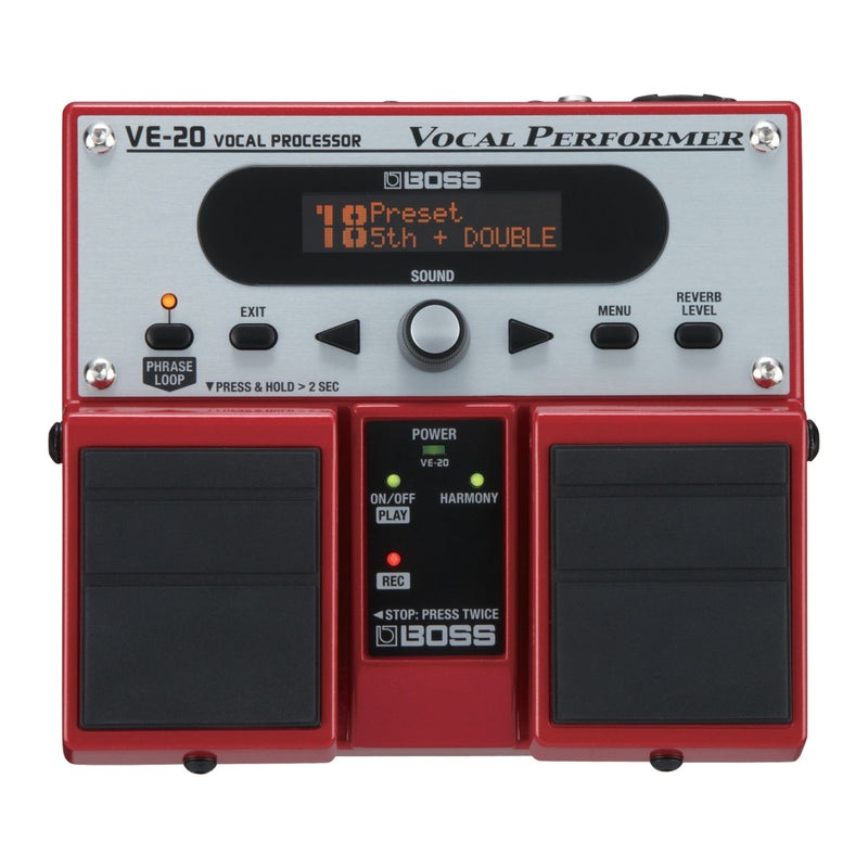 BOSS VE-20 Vocal Processor - Tarpley Music Company, Inc.